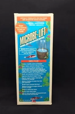 Microbe-Lift / PL NATURAL Beneficial Bacteria Keeps Ponds Clean & Clear 16oz • $24.99