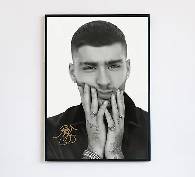 Zayn Malik Singer One Direction Signed Poster Autograph Print A5 A4  • £5