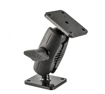 Short TruckATV Dash Metal Drill Base Mount W/4-Bolt AMPS Adapter Kit For Garmin • $28.95