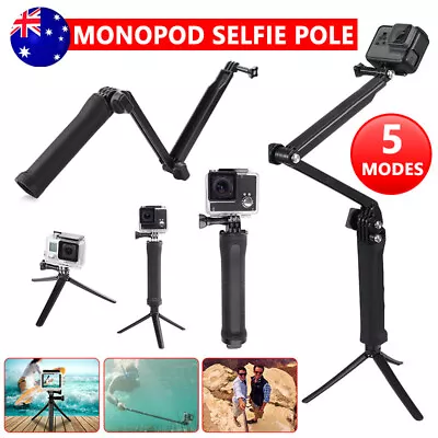 $15.85 • Buy Waterproof Monopod Selfie Stick Accessories Handheld For GoPro Hero 9 8 7 6 5 4