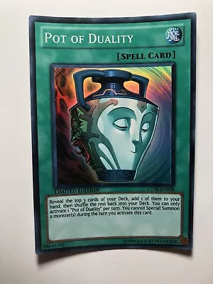 YuGiOh Pot Of Duality CT08-EN008 - Limited Edition Super Rare Holo • $4.80