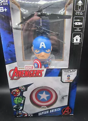 Marvel Avengers Captain America Flying Character UFO Helicopter Motion Control • $9.99