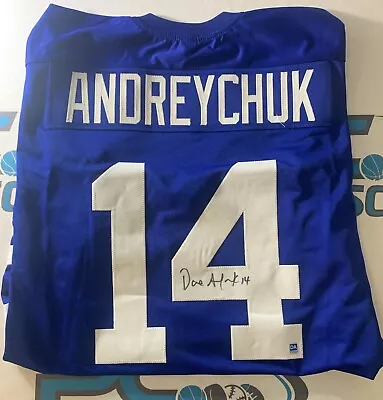 DAVE ANDREYCHUK Auto NHL Custom Maple Leafs Jersey Dave & Adam's Authentic • $0.99