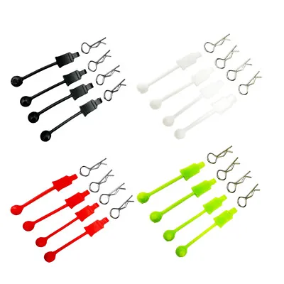 Set Of 4 RC Car BoDY Shell Clips Pins Universal For 1/10 • £6.83