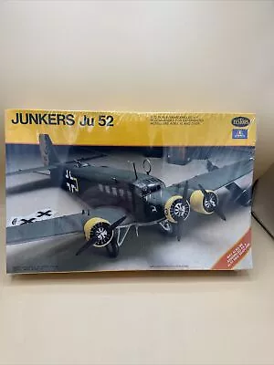 Vintage Testors Italaerei 1/72 Junkers Ju 52 Luftwaffe Airplane Model Kit  NEW • $17.50