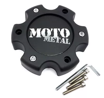 Moto Metal Matte Black Center Cap 5.5 OD Closed For MO957 MO951 MO959 845L1402S2 • $25