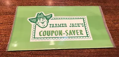 Vintage Farmer Jack’s Coupon Saver Wallet Folder • $2.25