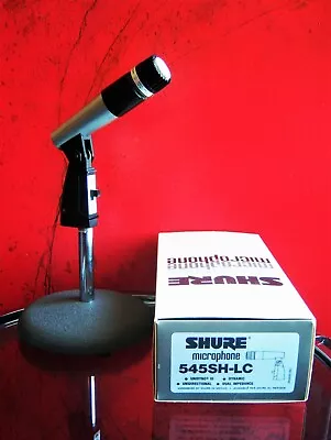 Vintage 1980's Shure 545SH Dynamic Cardioid Microphone W Extras 545S SM57 USA #3 • $299