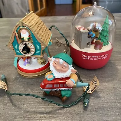 3-1991 Hallmark Keepsake Ornaments Motion Sound • $10