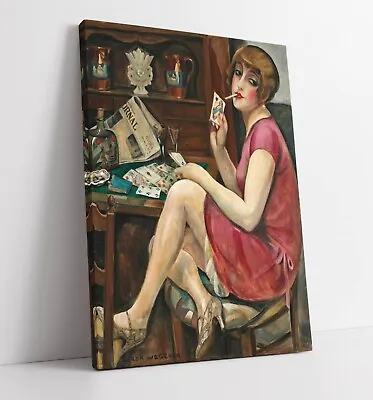 Gerda Wegener Solitaire -canvas Wall Artwork Pic Print • £14.99