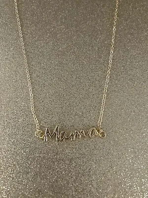 Mama Gold Tone Necklace Morhers Day Gift Mum Mummy • £4.50