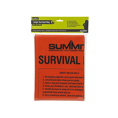 Summit Large Survival Bivi Bag • $16.67