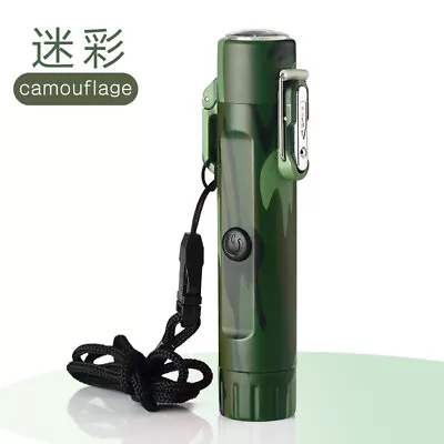 Camp Metal Flameless Double Arc Plasma USB Lighter Suitable For Outdoor Camp New • $13.99