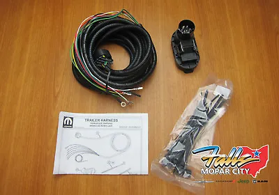 2014-17 Dodge Durango Trailer Tow Hitch Wiring Harness Kit Mopar OEM 82213986AB • $189.85
