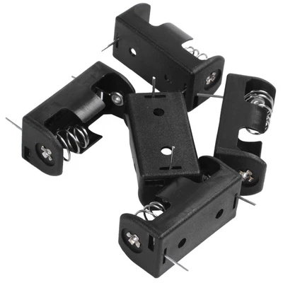 £8.15 • Buy 4X(5x1/2AA 14250 Battery Storage Clip Box Case Holder 3.6V With PCB Pin Solder L