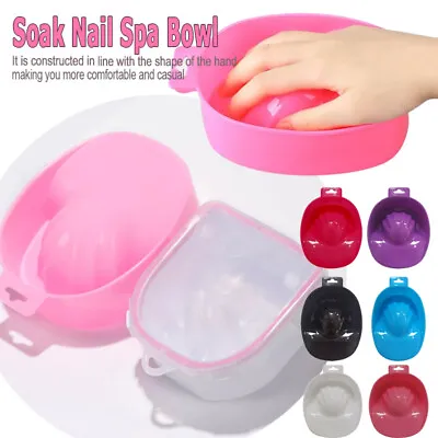 Nail SPA Acetone Soak Off Bowl Warm Water Manicure Art Beauty Treatment Bowl • £4.02