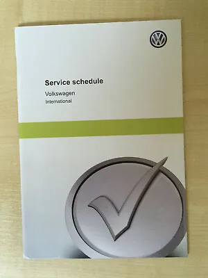 Vw Volkswagen Service History Book New Unused Genuine Not Duplicate Polo • $11.19