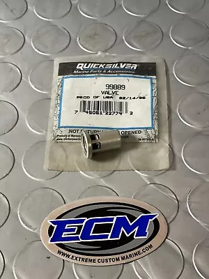 Mercury Marine Mercruiser Quicksilver Engine Block Oil Bypass Valve OEM PN 99889 • $19.95