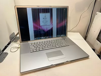 PowerBook G4 (17-inch 1.67/1.5GHz) PowerBook57 A1107 Leopard & Adobe CS3 READ • $149