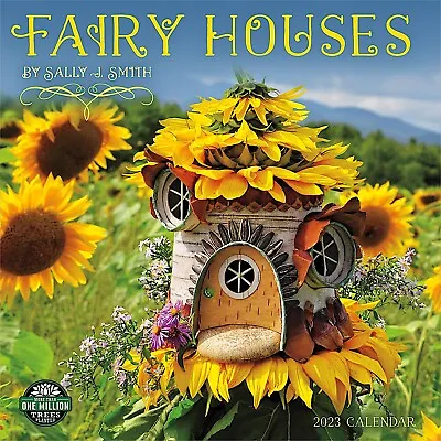 Amber Lotus Fairy Houses 2023 Wall Calendar W • £5.70