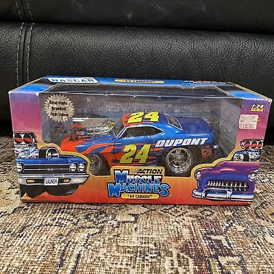 2004 Muscle Machines '69 Camaro Nascar #24 Jeff Gordon 1:24 Scale New • $39.99