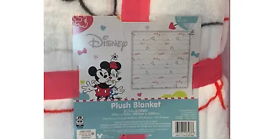 Mickey And Minnie Plush Blanket Full/Queen • $40