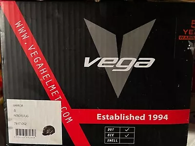 Vega Helmets Half Size Warrior Motorcycle Helmet - Small New In Box Never Worn. • $50