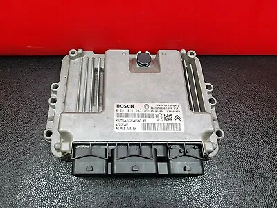 0281011633  9658274680 Peugeot 407 1.6 HDI Engine Control Unit ECU //D • $31.38