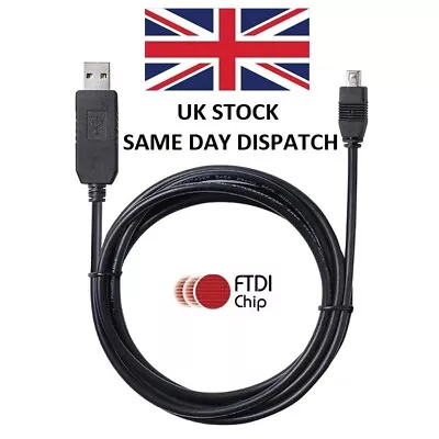 FTDI USB Programming Cable Uniden Bearcat BR330T BCD396XT BCD996XT BC95XLT AE230 • £16.15