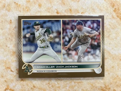 $1.99 • Buy 2022 Topps Update Adam Oller & Zach Johnson Gold /2022 Oakland A’s #US254 RC