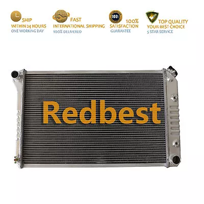 3 Row Aluminum Racing Radiator For Chevy 1970-81 Camaro/ 1978-87 Monte Carlo V8 • $116