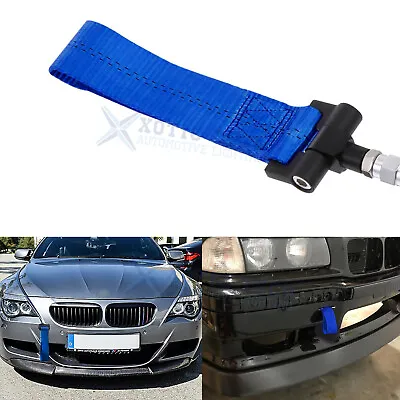 JDM Blue Track Racing Tow Strap Hook For MINI Cooper R50-R59 Models 2002-2014 • $24.98