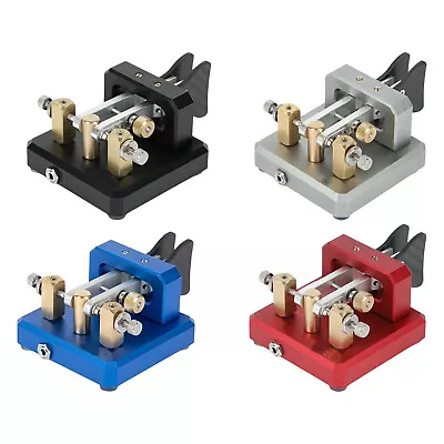 Morse Code Double Paddle Automatic Key Short Wave CW Telegraph Key For Ham US • $75.98