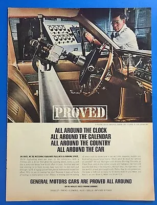 1964 General Motors Proving Grounds PROVED Vintage 1960's Magazine Print Auto Ad • $5.75