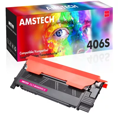 Magenta Toner Cartridge Fits For Samsung Xpress C460W C410W CLP-360 366W 365 368 • £11.39