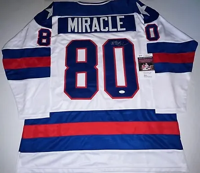 Al Michaels Signed Team USA 1980 Miracle On Ice Jersey Autographed JSA • $399.99