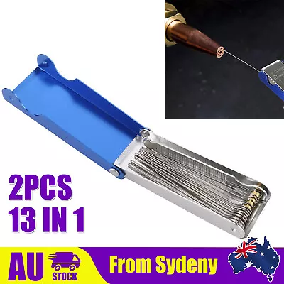 2X Welding Torch Nozzle Tip Cleaner 13 In 1 Oxy Acetylene LPG Gas Gear Tool Z • $8.99