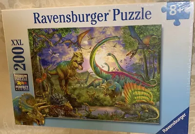 Ravensburger Realm Of The Giants Puzzle 200 Piece XXL Dinosaurs NEW Fast Ship • $9.10