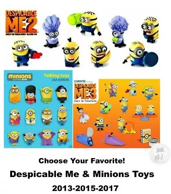 McDonald's Despicable Me & Minions Toys-Pick! • $6.50
