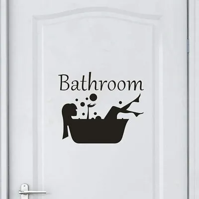 £2.17 • Buy Snner Bathroom Decal Removable Art Vinyl Mural Home Room Decor Wall Stickers (A)