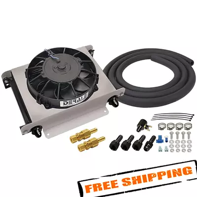 Derale 15960 25 Row Hyper-Cool Remote Transmission Cooler Kit -8AN • $363.37