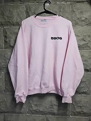 5SOS Sweatshirt 5 Seconds Of Summer Australian Band Pink Size L Large • $29.99