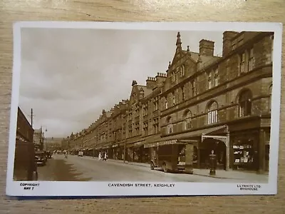 Cavendish Street Keighley Old R.p.postcard.pu.1948 • £11.99