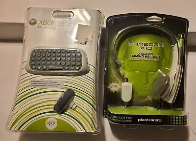 NEW SEALED Microsoft Messenger Kit For XBOX 360 + Gamecom X10 Headset Lot • $13.99