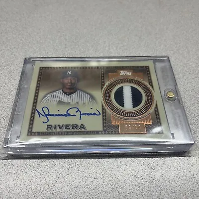 2021 Topps Mariano Rivera Reverence Game Used Patch Auto #6/10 Yankees HOF ⚾️ • $199.99