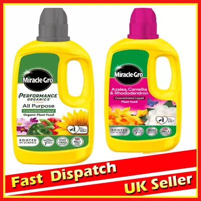 Miracle-gro Grow All Purpose Liquid Plant Food Feed Concentrated Fertiliser • £9.99