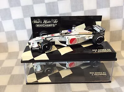 1/43 Minichamps 400 010010 Bar Honda 03 J.villeneuve # 10 2001  F1 • £19.99