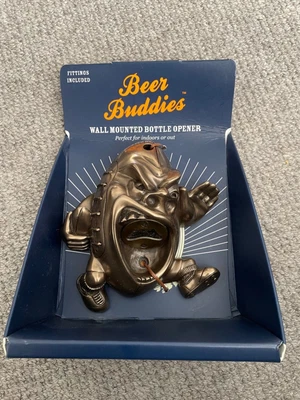 £12 • Buy Beer Buddies Wall Mounted Bottle Opener Rugby Player Brand New In Box!