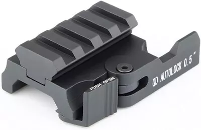 Picatinny Rail 0.5 Inch Riser Mount QD Quick Release/Detach Adapter • $15