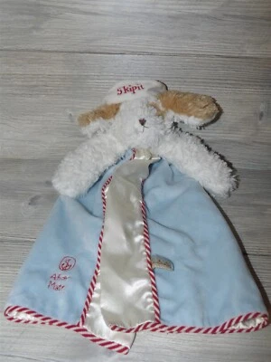 $11.86 • Buy Bunnies By  Bay Skip-It Blue Sailor Puppy Dog Security Blanket Ahoy Mate 15”  